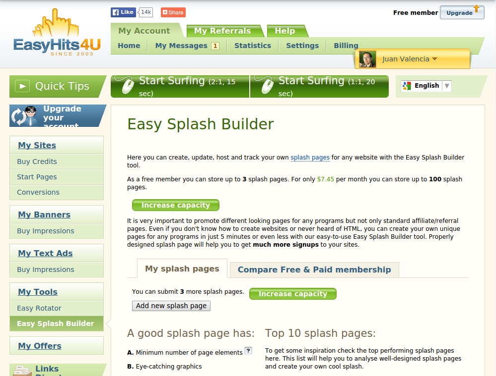 Easy Splash Builder