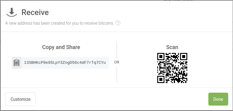 Bitcoin Address