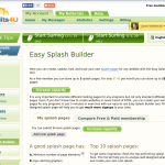 Creating a Splash page at EasyHits4U